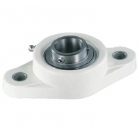 SUCFL204 20mm Bore Thermoplastic Stainless Steel 2 Bolt Oval Housing Unit Bearing (TFL204)